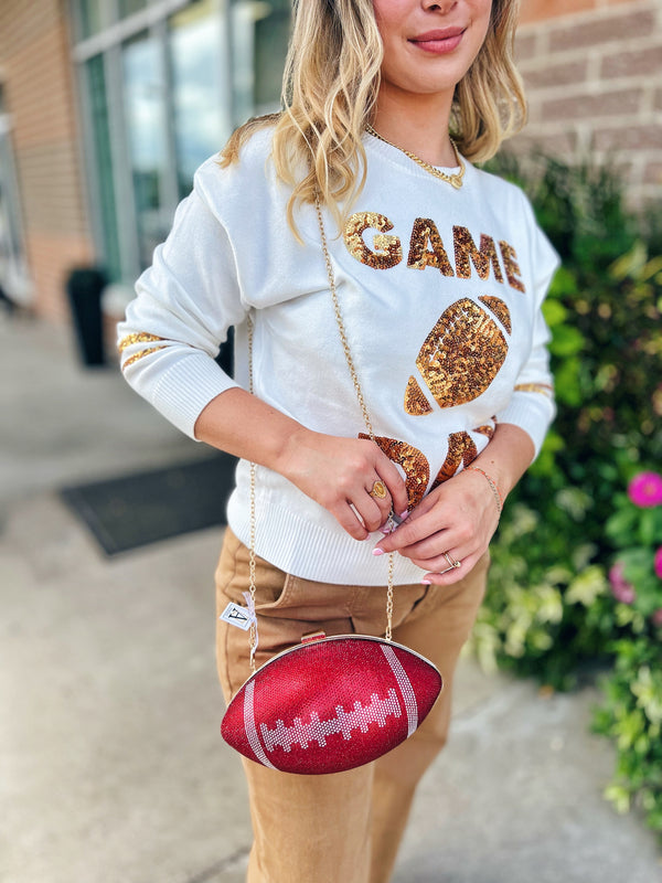 Pink Preppy Mascot Indians Game Day Shirt Sequin Game Chiefs