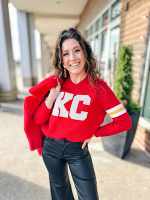 QOS Varsity KC Sweater