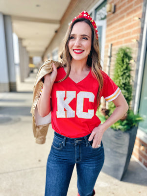 KC Varsity Tee - Queen of Sparkles x Amelia's Collab