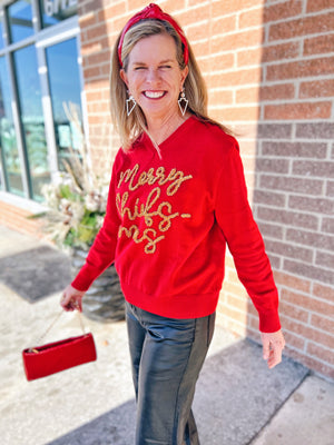 Queen of Sparkles Merry Chiefs-Mas Sweater