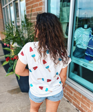 Queen of Sparkles Bomb Pop tee