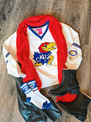 Licensed QOS KU Jayhawk Sweatshirt