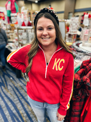 Custom Amelia’s KC Half Zip - 100% cotton