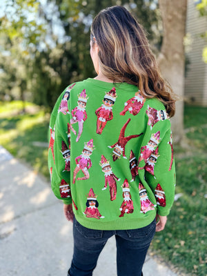 Queen of Sparkles Elf on The Shelf Sweatshirt