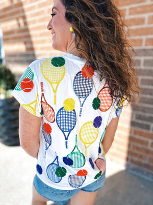 Queen of Sparkles Tennis Tee