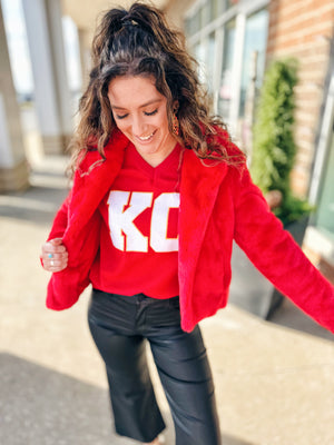 QOS Varsity KC Sweater