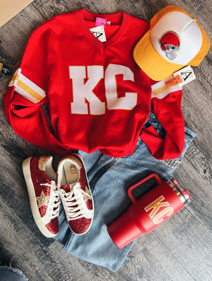 QOS Varsity KC Sweater