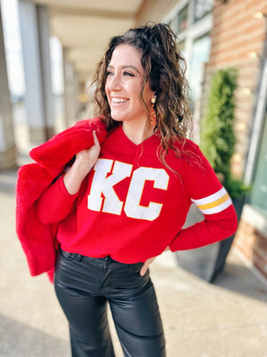 QOS Varsity KC Sweater