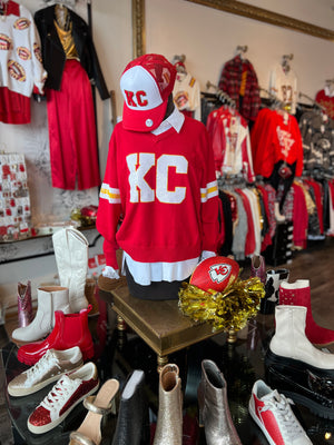 QOS Varsity KC Sweater