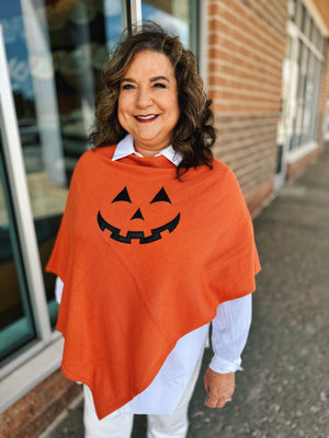 Jack-O-Lantern Poncho