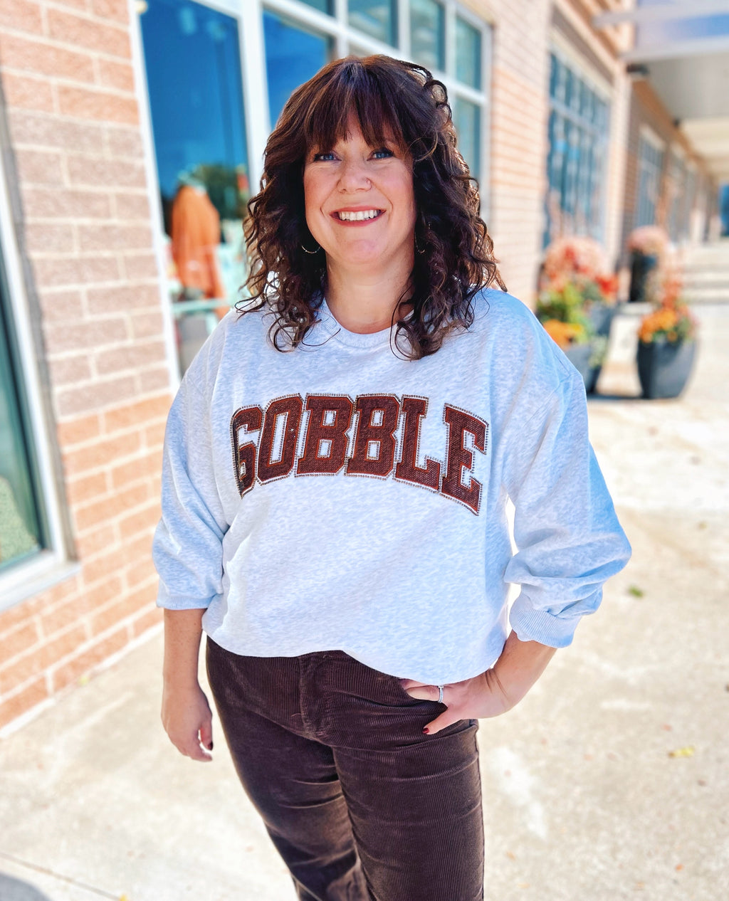 Queen of Sparkles "Gobble" Sweatshirt