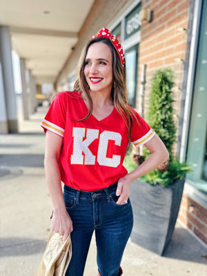 KC Varsity Tee - Queen of Sparkles x Amelia's Collab