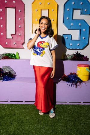 Queen of Sparkles KU Jayhawk Tee