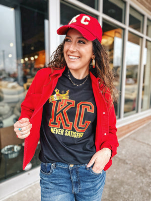 Never Satisfied KC Tee