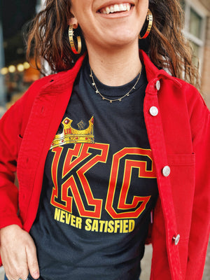 Never Satisfied KC Tee